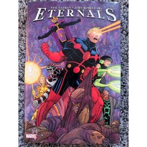 Marvel Eternals Neil Gaiman John Romita Jr Hardcover Graphic Novel 2006